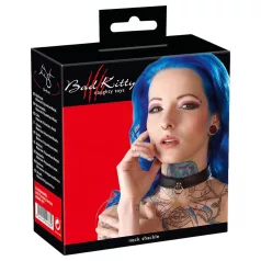 Bad Kitty - Collar de cuello - cuero sintético - negro