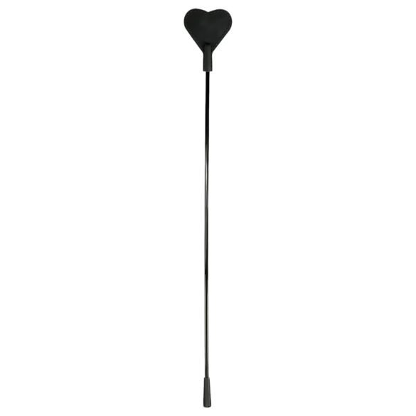 Varita de silicona en forma de corazón - negra