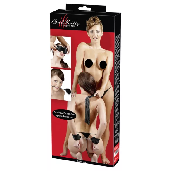 Bad Kitty - Set fetiche - negro