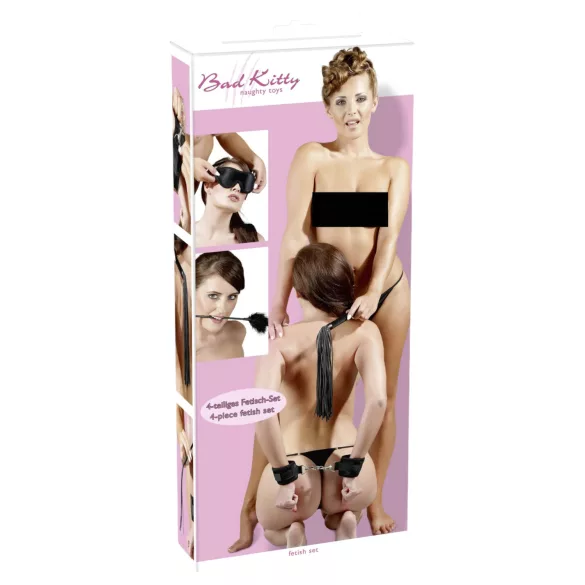 Bad Kitty - Set fetiche - negro