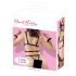 Bad Kitty - set de arneses y esposas tachonadas (negro)
