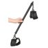 Fetish - Set de Barras de Restricción de Cuero Sintético (6 piezas) - Negro