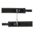 Vegan Fetish - esposas veganas con cadena corta (negro)