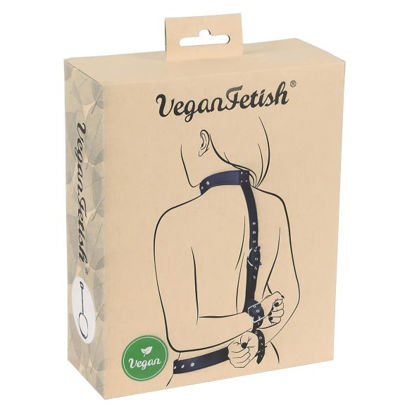 Vegan Fetish - Juego de ataduras negra