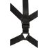 Vegan Fetish - Set de ataduras para cama (negro)