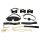 Bad Kitty - set de bondage en bolso - 7 piezas (negro-oro)