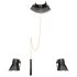 Bad Kitty - Set de Amarre Ondulado (4 piezas) - Negro