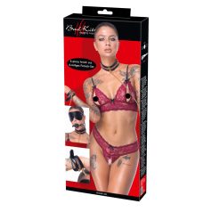 Bad Kitty - set de bondage - 6 piezas (negro)