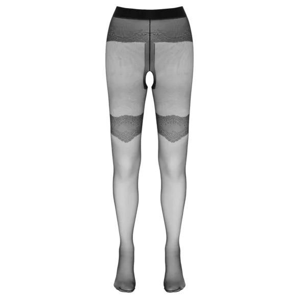 Cottelli - medias abiertas con diseño exclusivo - negro - 4