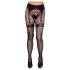 Cottelli Legwear - medias abiertas con liguero - negro (S-L)