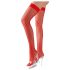Cottelli - Medias de red tupidas (rojas) - XL