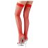 Cottelli - Medias de red tupidas (rojas) - XL