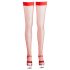 Cottelli - Medias de red tupidas (rojas) - XL