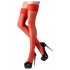 Cottelli - Medias satinadas rojas - 5/XL