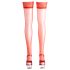 Cottelli - Medias satinadas rojas - 5/XL