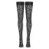 Cottelli Medias Altas - estampado de leopardo (negro) - 4