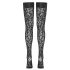 Cottelli Legwear - Medias negras estampado leopardo - 4