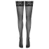 Cottelli - medias hasta el muslo con encaje (negro) - 5