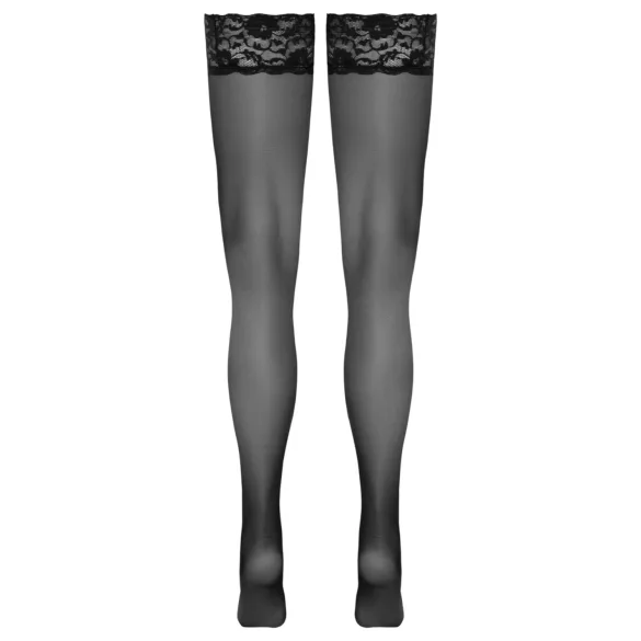 Cottelli - medias hasta el muslo con encaje (negro) - 5