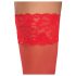 Cottelli - Medias rojas de encaje floral