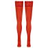 Cottelli - Medias rojas de encaje floral - 3/M-L