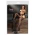 Cottelli - medias sexys de malla con diseño (negro)