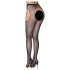 Cottelli Legwear - Medias abiertas y brillantes - negro (S-L)