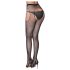 Cottelli Legwear - Medias abiertas y brillantes - negro (S-L)