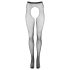 Cottelli Legwear - Medias abiertas y brillantes - negro (S-L)