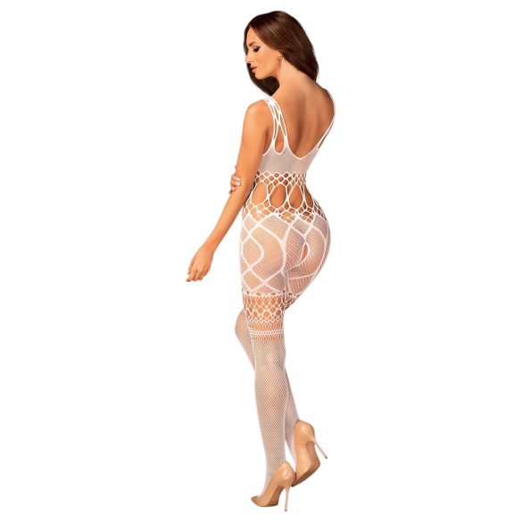 Obsessive G330 - traje transparente con diseño (blanco) - XL/2XL