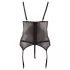 Cottelli - Top lencero de encaje con tiras - negro - XXXL