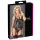 Cottelli - top transparente rayas brillantes - negro - M