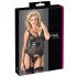 Cottelli - top transparente rayas brillantes - negro - M