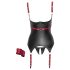 Cottelli Bondage - Brillo provocativo con collar (negro) - M