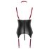 Cottelli Bondage - Brillo provocativo con collar (negro) - M