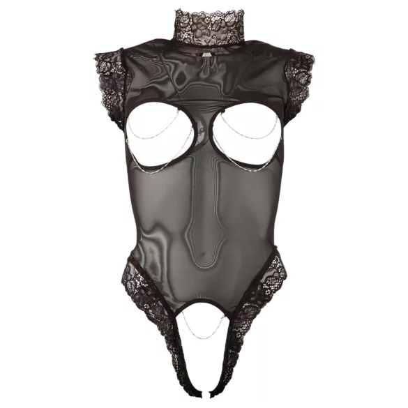 Abierta Fina - body sexy - encaje negro