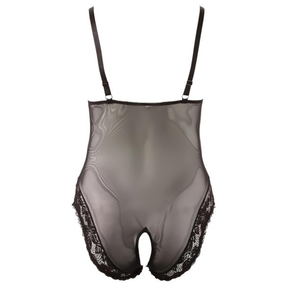 Cottelli Plus Size - body de encaje - talla grande - negro - XXL