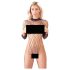 NO:XQSE - Body negro de red manga larga (S-L)