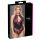 Cottelli Plus Size - Body floral (negro-violeta)
