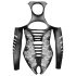 NO:XQSE - body con lazo y manga larga - negro (Tallas S-L)