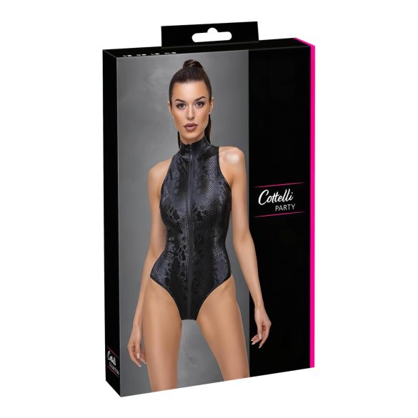 Cottelli Party - body estampado de serpiente (negro) - M