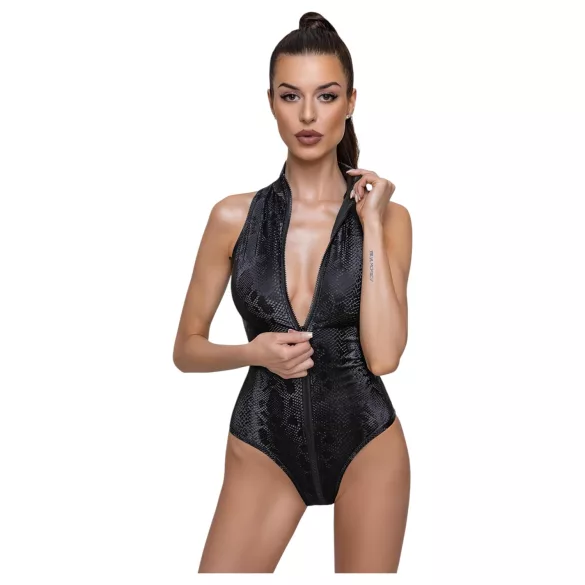 Cottelli Party - body sexy estampado serpiente - negro - M