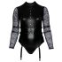 Body encaje Bondage Plus Size negro