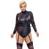 Body encaje Bondage Plus Size negro - 3XL