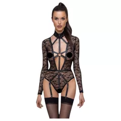 Cottelli - body de tirantes transparente - negro