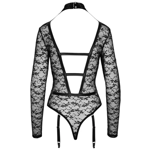 Cottelli - body de tirantes transparente - negro