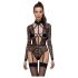 Cottelli - body transparente con tirantes (negro) - L