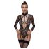 Cottelli - body transparente con tirantes (negro) - L