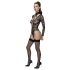 Cottelli - body transparente con tirantes (negro) - L