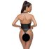 Cottelli Party - body brillante con cuello halter (negro)